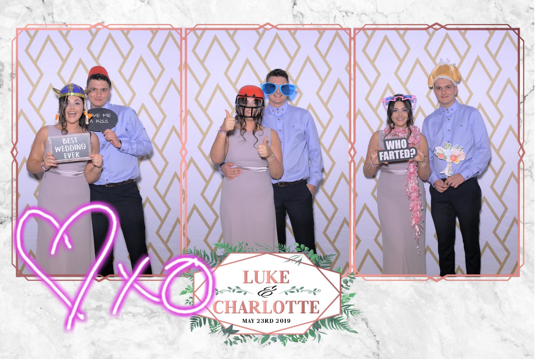 Luke and Charlotte | View more photos from the event at gallery.blissbooth.co.uk/u/BlissBooth/Luke-and-Charlotte